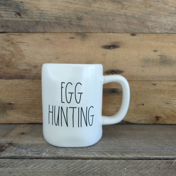Rae Dunn "EGG HUNTING" by Magenta from the Artesian Collection 19 oz. Easter Mug - Picture 1 of 8